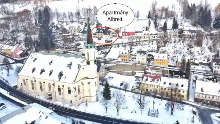 Apartman Albreit 1 Jáchymov Dış mekan fotoğraf
