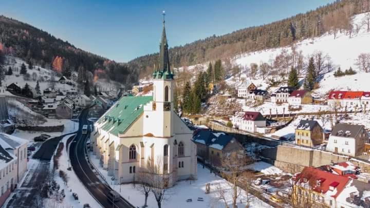 Apartman Albreit 1 Jáchymov Dış mekan fotoğraf